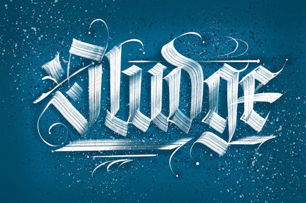 Jake Rainis – Blackletter Dry Brush Procreate Brushes 笔刷资源 第8张