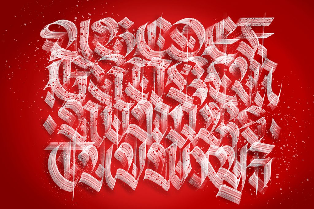 Jake Rainis – Blackletter Dry Brush Procreate Brushes 笔刷资源 第10张