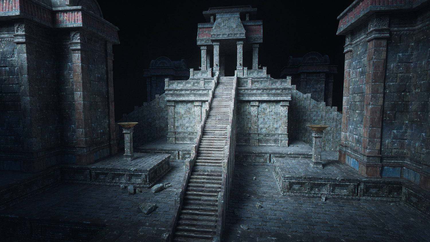 Blender失落古迹帝国寺庙古墓探险神秘遗迹场景元素3D模型 KitBash3D – Secrets of the Luminara , 第11张