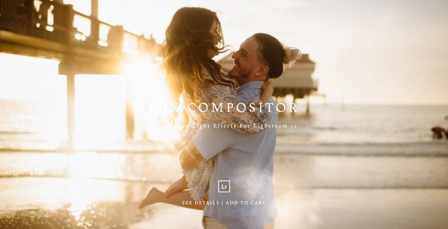 Meridian Presets - Lux Compositor 45种笔刷预设 Lightroom 创意镜头光晕效果 插件预设 第1张