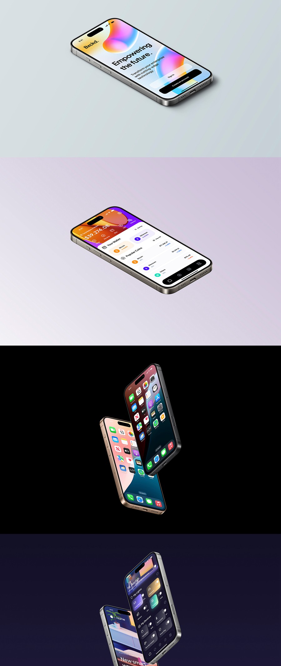 24款钛金属苹果iPhone 16 Pro手机UI广告设计展示贴图PSD样机MOCKUP模板 iPhone 16 Pro – 24 Mockups Scenes , 第17张