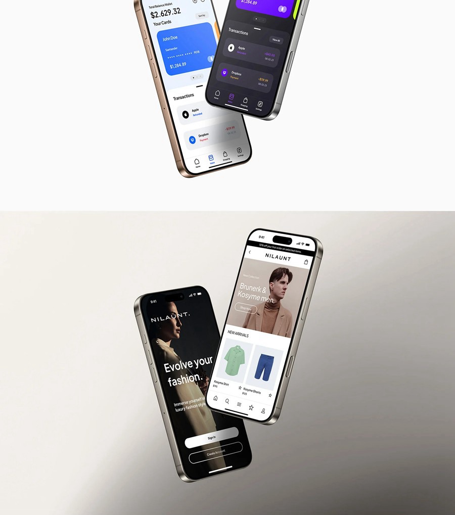 24款钛金属苹果iPhone 16 Pro手机UI广告设计展示贴图PSD样机MOCKUP模板 iPhone 16 Pro – 24 Mockups Scenes , 第21张