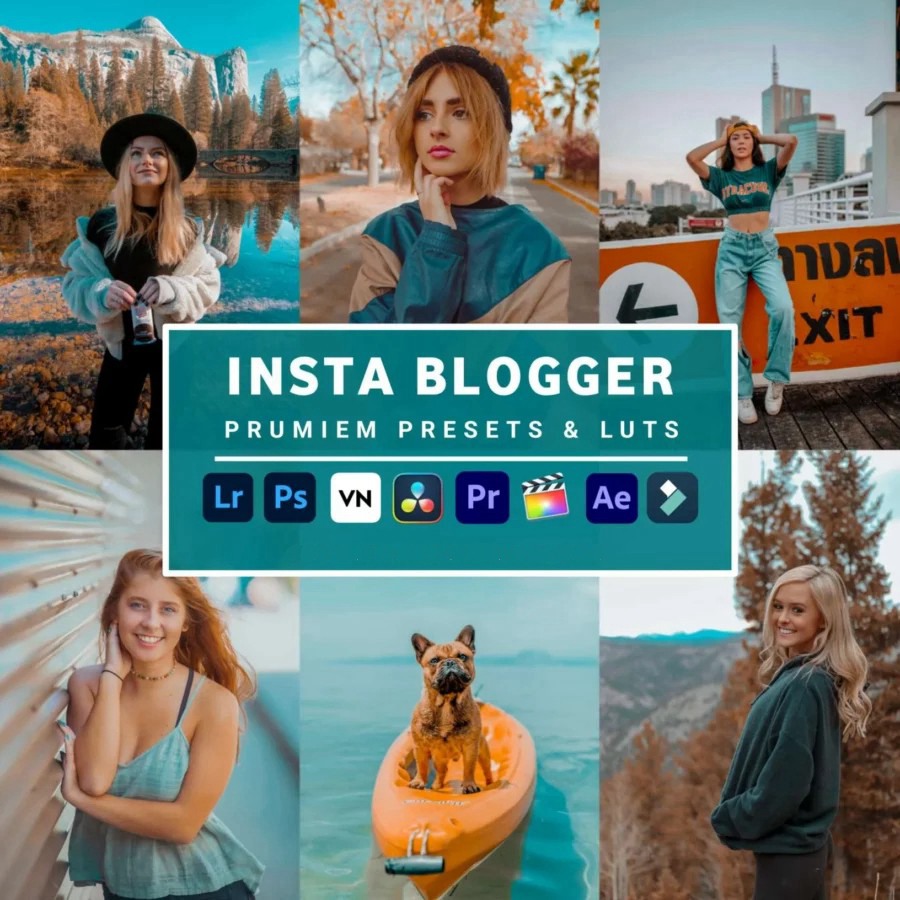 Presetsroom – Insta Blogger Lightroom Presets & Luts Collection 插件预设 第1张