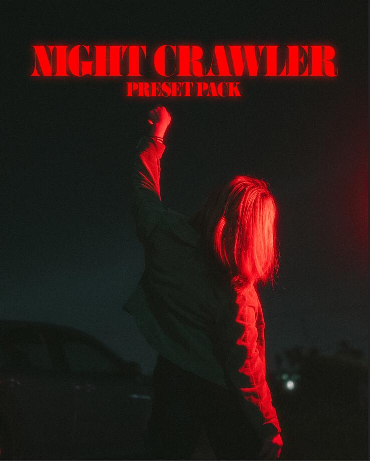 Moodydarkroom - Night Crawler Preset Pack 复古邋遢夜景情绪氛围摄影深色色彩分级Lightroom调色预设 , 第1张