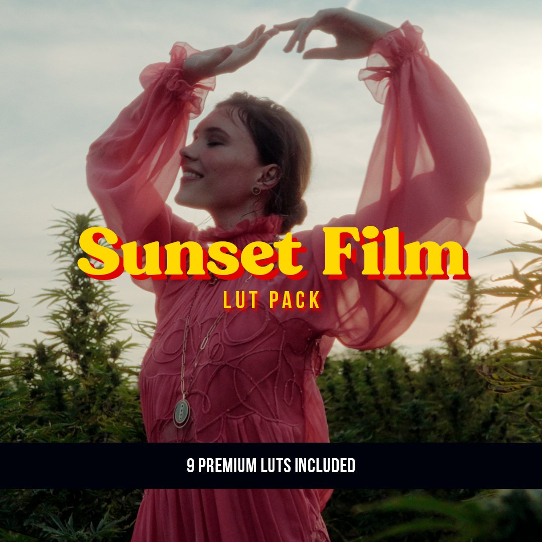 VG Studios Sunset Film LUT 14个高级现代与复古电影胶片风格化创意LUT , 第1张