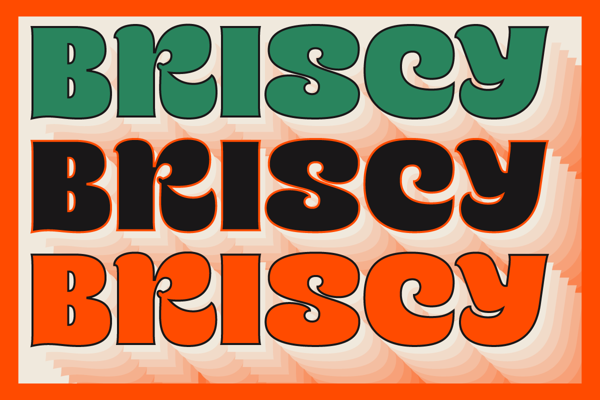 时尚俏皮品牌海报徽标包装设计衬线英文字体安装包 Briscy Display Font , 第4张