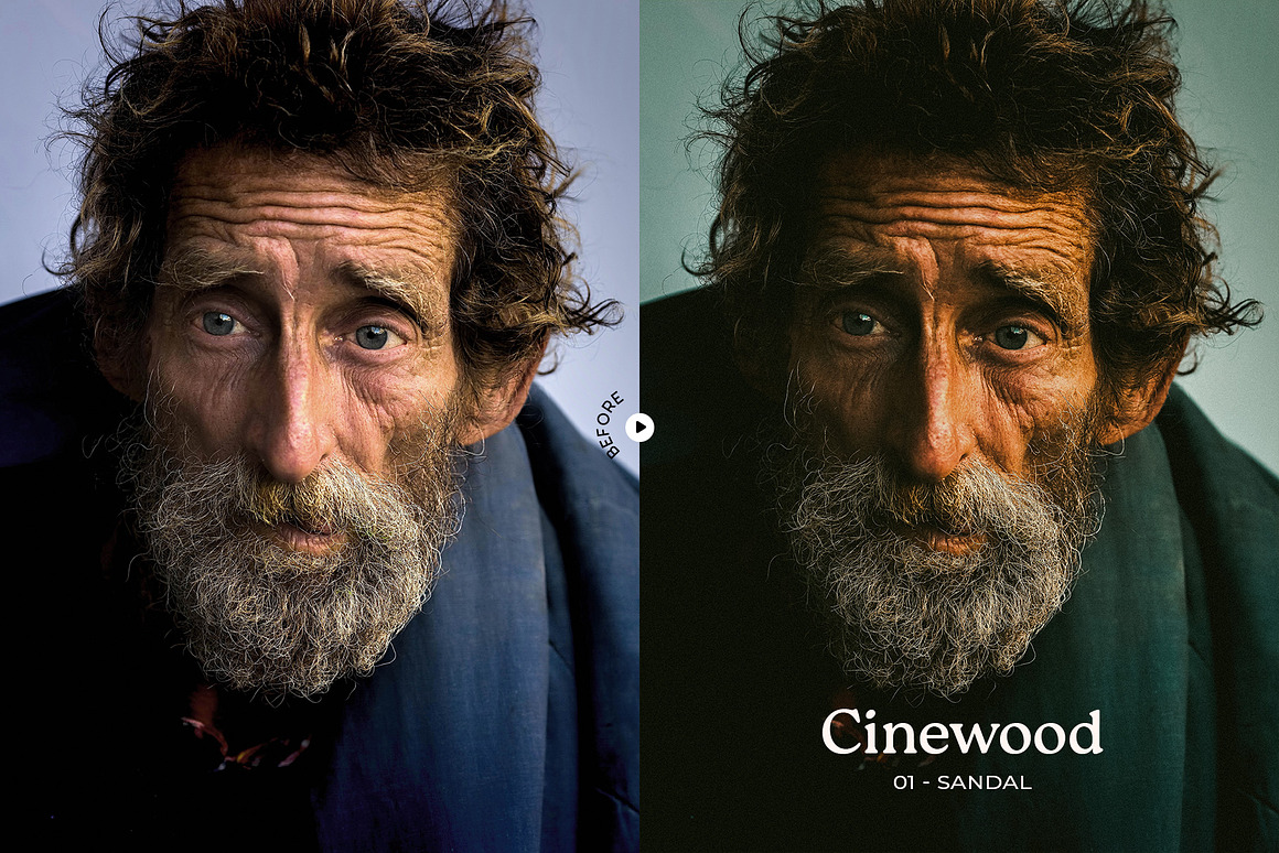 15组时尚温暖色调肖像电影摄影照片调色Lightroom预设 Cinewood – Lightroom Cinematic Presets , 第2张