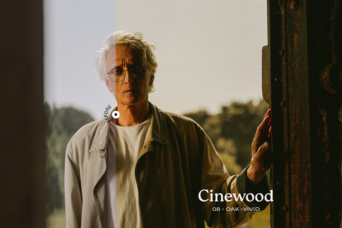 15组时尚温暖色调肖像电影摄影照片调色Lightroom预设 Cinewood – Lightroom Cinematic Presets , 第5张