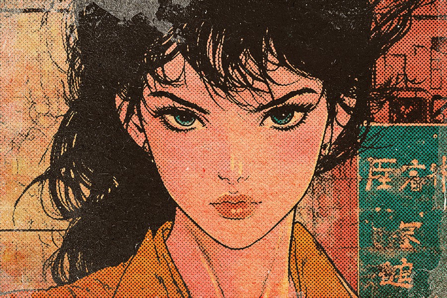 复古半色调riso复印打印漫画照片效果ps滤镜样机 Retro Comics Photo Effect , 第3张