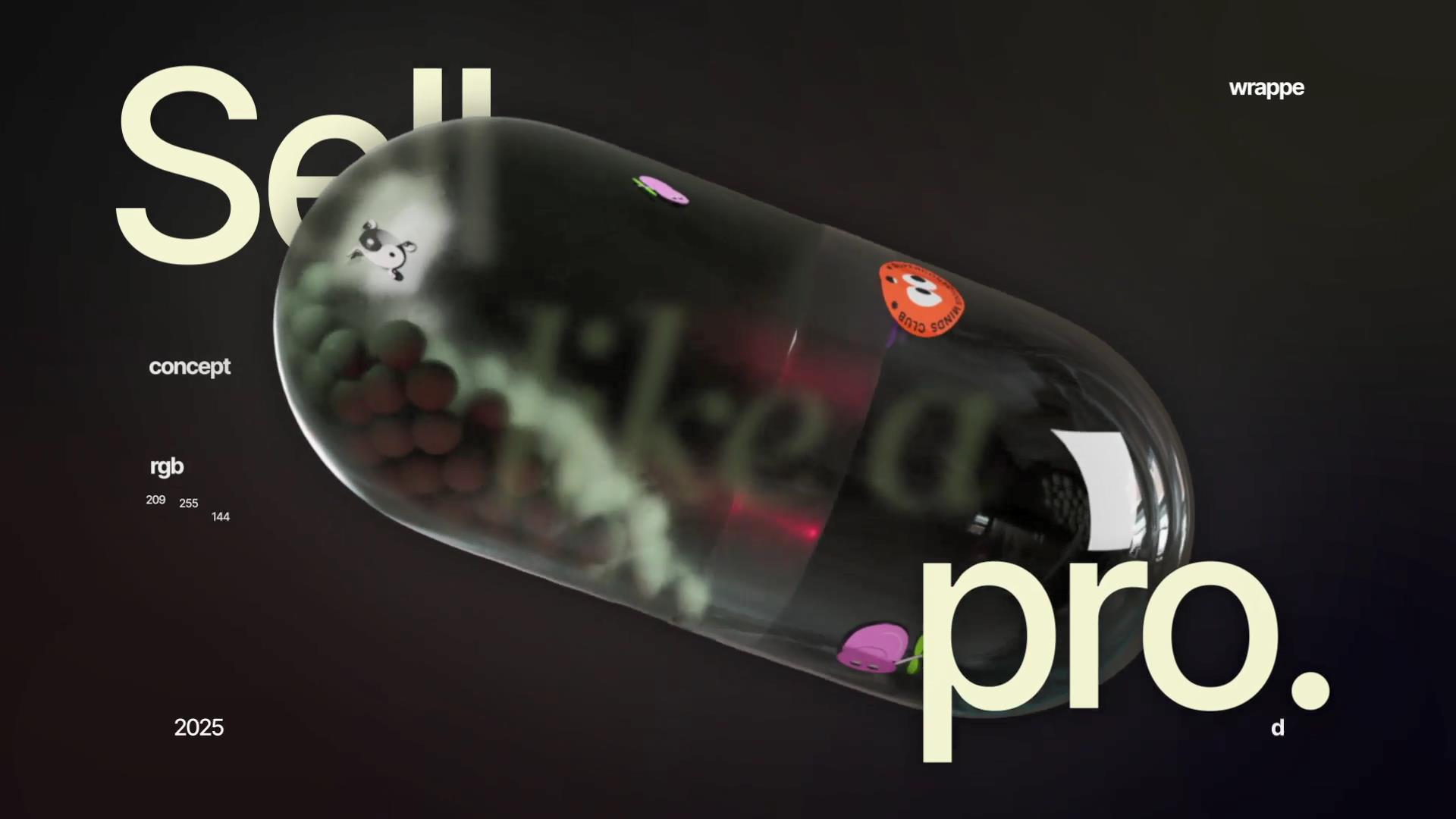 Fcpx插件 未来创意3D赛博朋克嘻哈风品牌宣传海报设计动画素材 3D Kinetic Punk Typography , 第3张