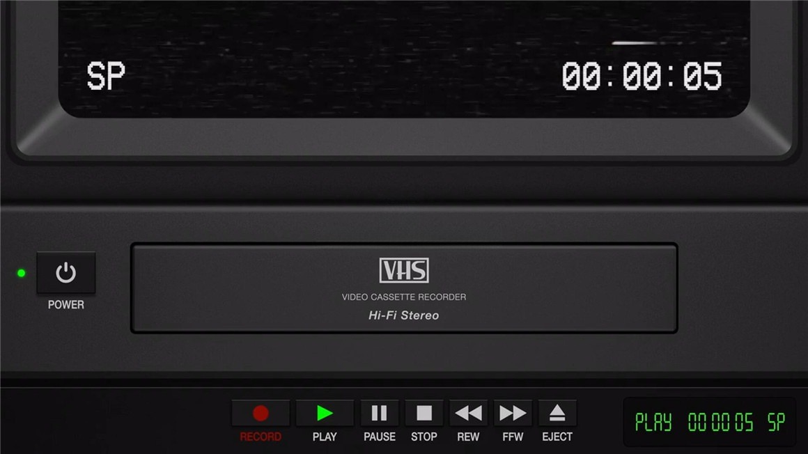AE模板：复古做旧VHS脏污表面录像带插入效果动画 , 第1张
