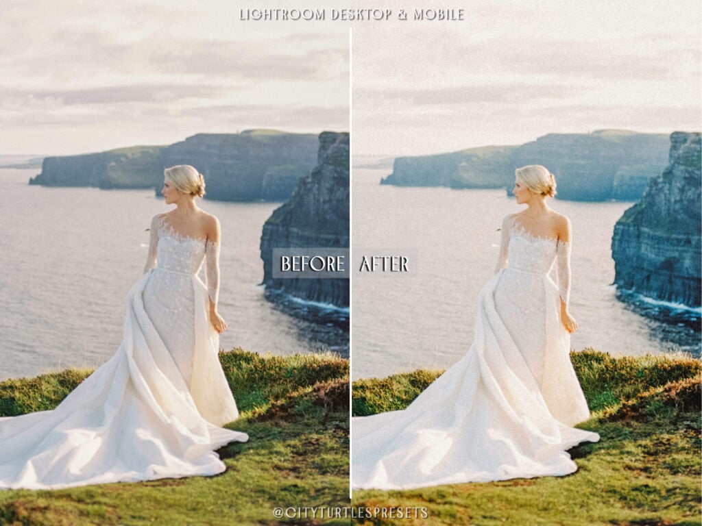 5组暖色调肖像旅行婚礼摄影照片调色Lightroom预设 Vogue Wedding Editorial Film Lightroom Presets , 第4张