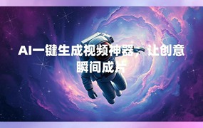 AI一键生成视频神器，让创意瞬间成片