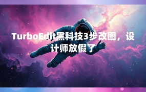 TurboEdit黑科技3步改图，设计师放假了