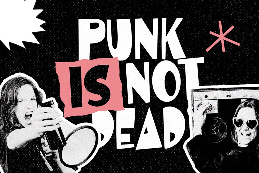 时尚摇滚朋克风品牌海报徽标设计无衬线英文字体安装包 Punk Madness a Punk Style Font , 第5张