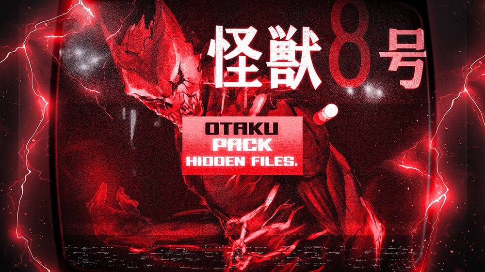 动漫动画剪辑海报视频封面图设计PSD源文件素材 Otaku Pack ( PC + MOBILE ) , 第2张