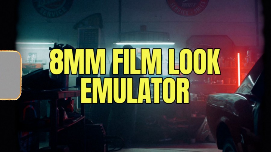 4K复古经典8MM胶片模拟颗粒划痕胶片效果AE模板8mm Film Look Emulator , 第1张