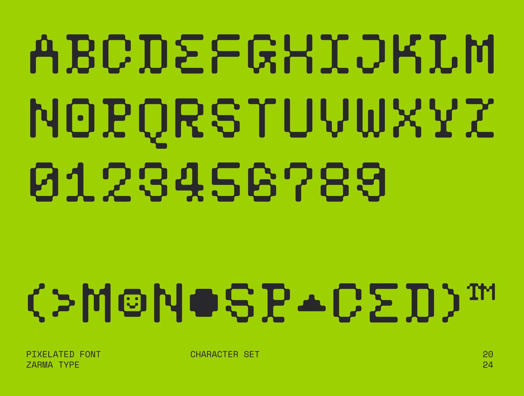 现代复古像素风品牌海报游戏设计装饰ps\ai英文字体安装包 Psygen – Modern Pixel Font , 第2张