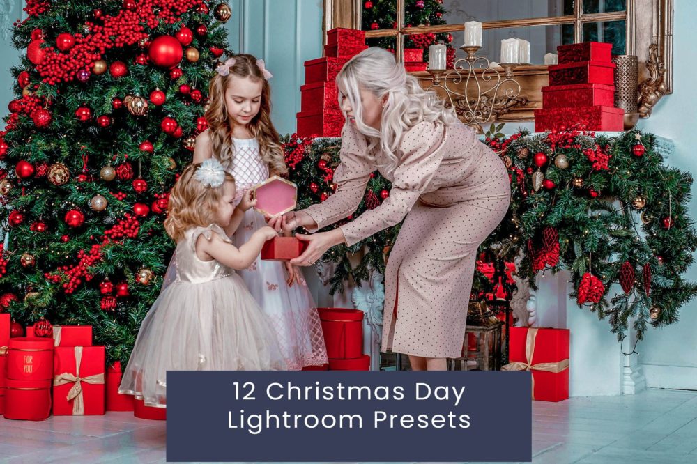 12组时尚圣诞节主题博主电影摄影照片调色Lightroom预设 12 Christmas Day Lightroom Presets , 第1张