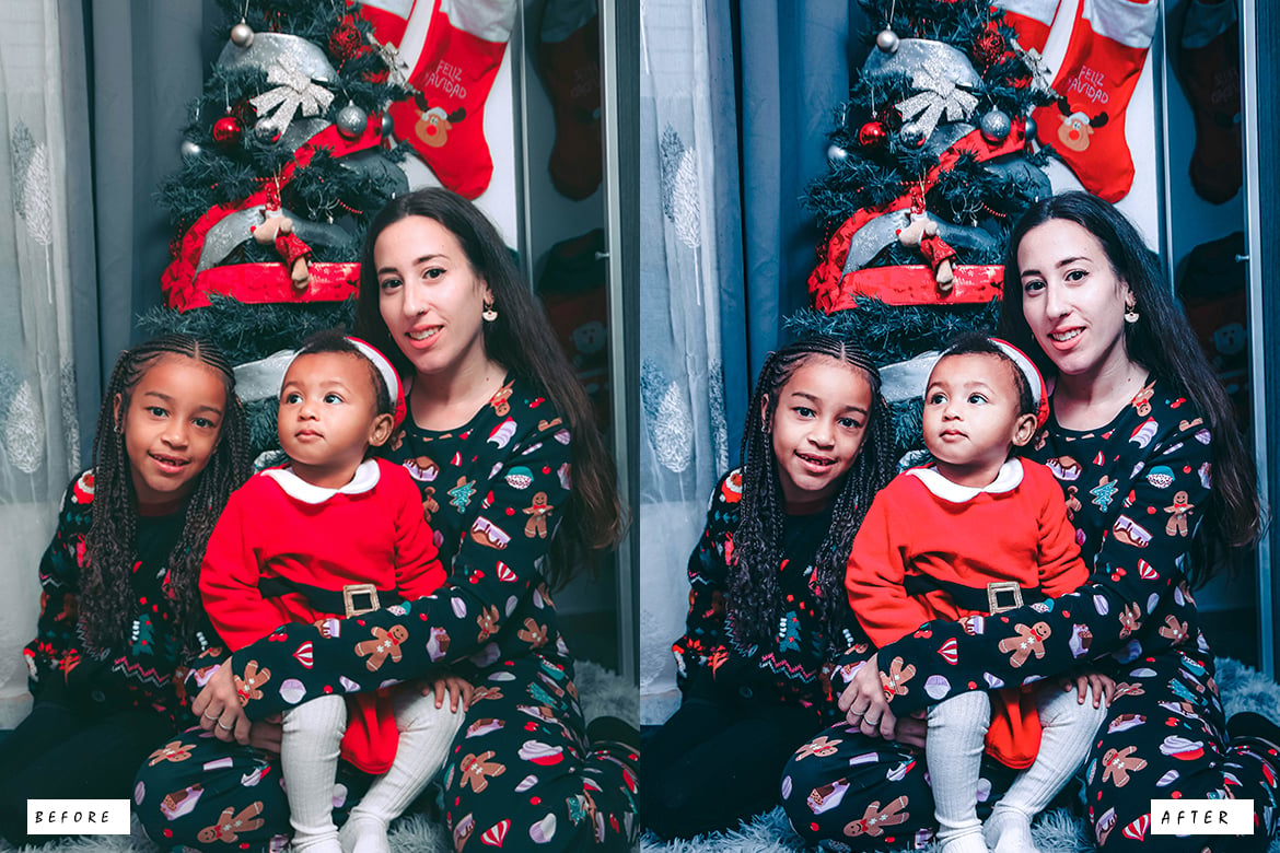 12组时尚圣诞节主题博主电影摄影照片调色Lightroom预设 12 Christmas Day Lightroom Presets , 第7张