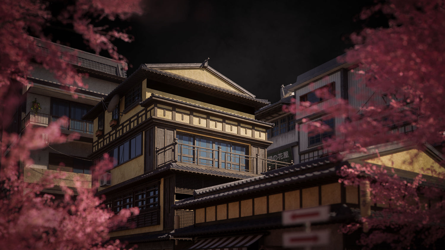 日本日式古典城市建筑楼房资产3D模型 Blender/FBX/OBJ格式 Kitbash3D – Japanese Neighborhoods , 第9张