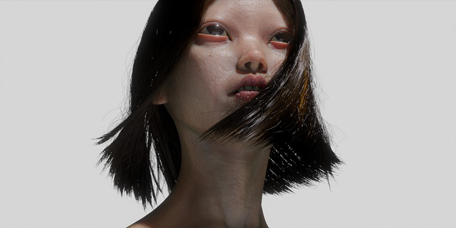 Blender预设：全新细腻感程序化头发形态颜色运动节点生成器 N_Hair_Nodes v2 , 第2张