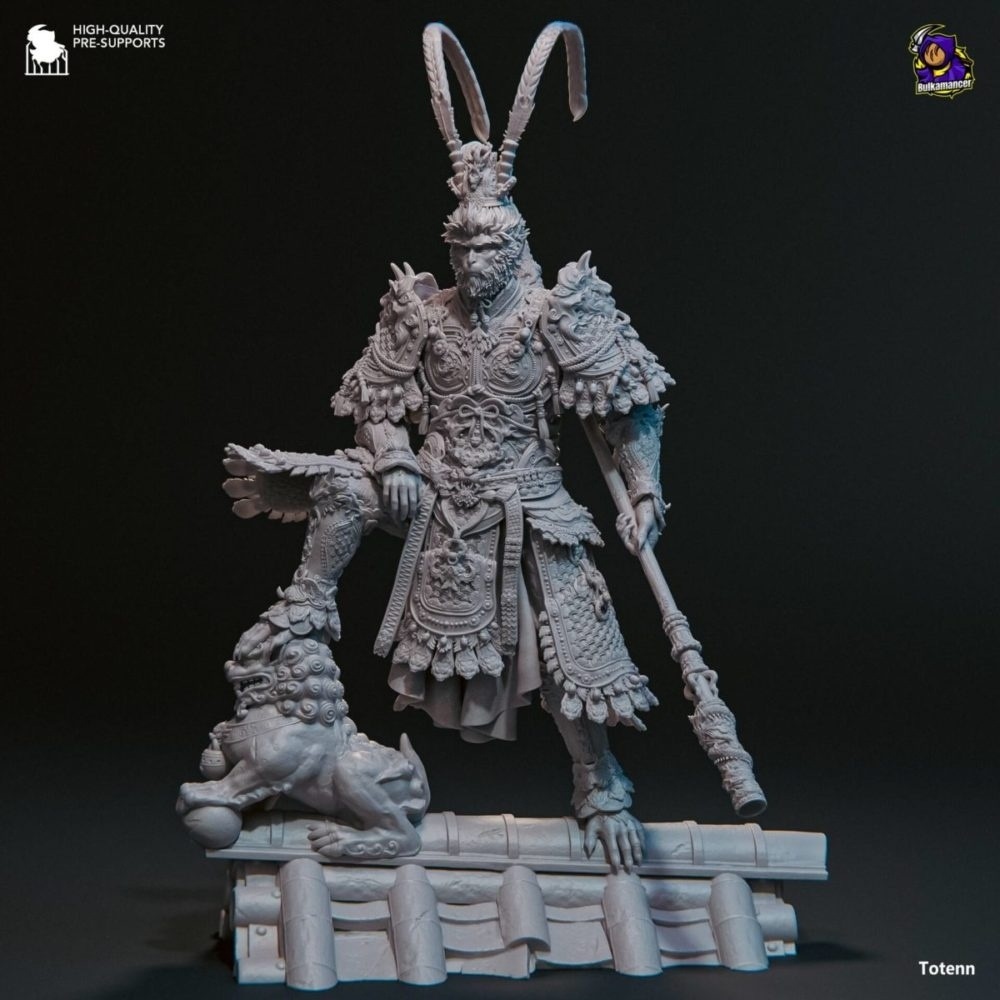 黑神话悟空3D打印模型MTL格式素材 Bulkamancer – Destined One – Black Myth Wukong – 3D Print Model , 第9张