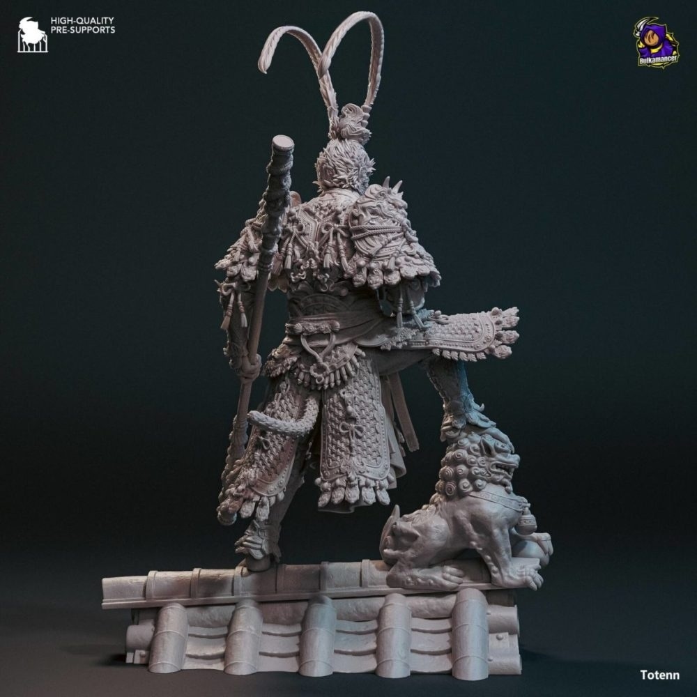 黑神话悟空3D打印模型MTL格式素材 Bulkamancer – Destined One – Black Myth Wukong – 3D Print Model , 第14张