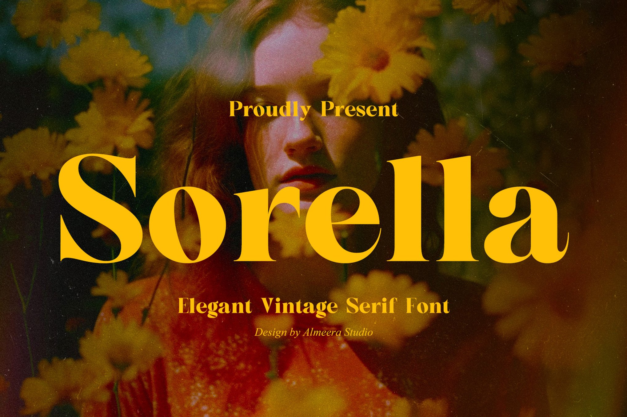 时尚优雅品牌包装婚礼徽标设计衬线英文字体安装包 Sorella – Bold serif font , 第1张