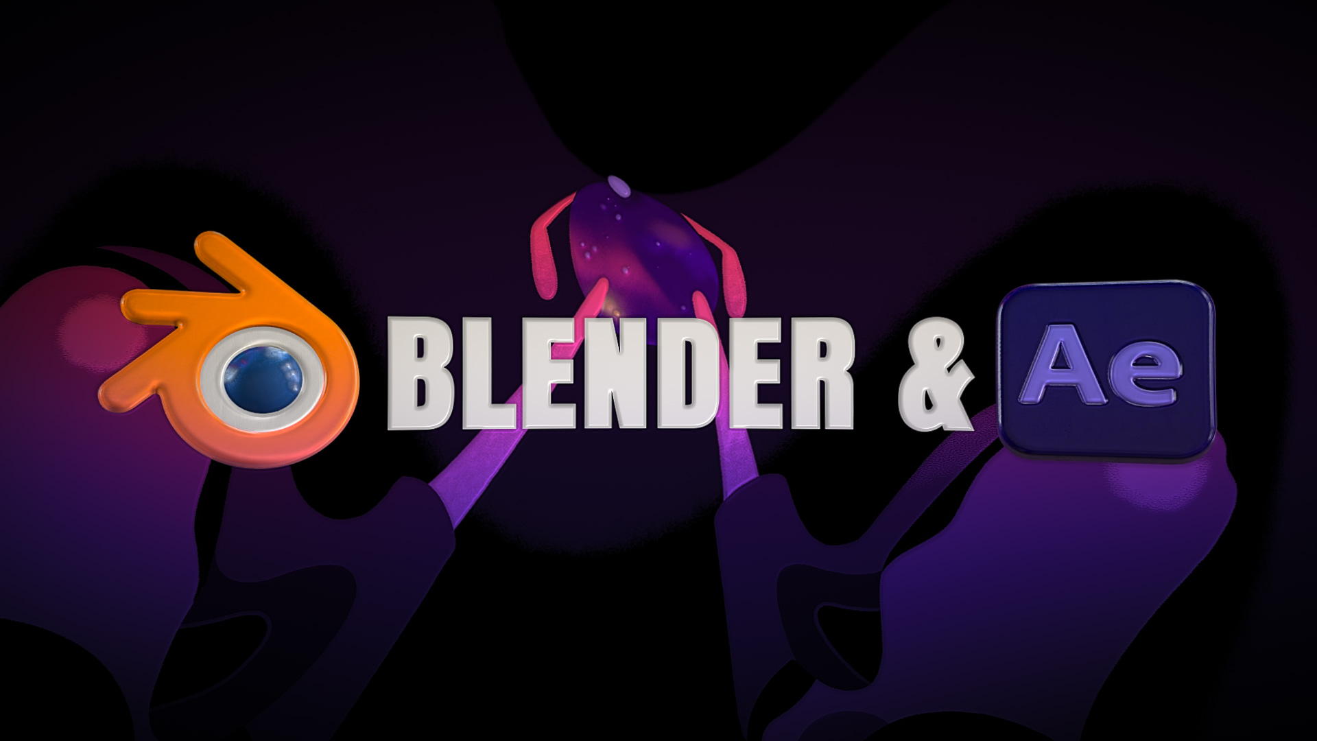 大师课程：全新Blender和AE动态3D动画设计完整工作流程 Blender & After Effects Online Course - Motion Design School , 第1张