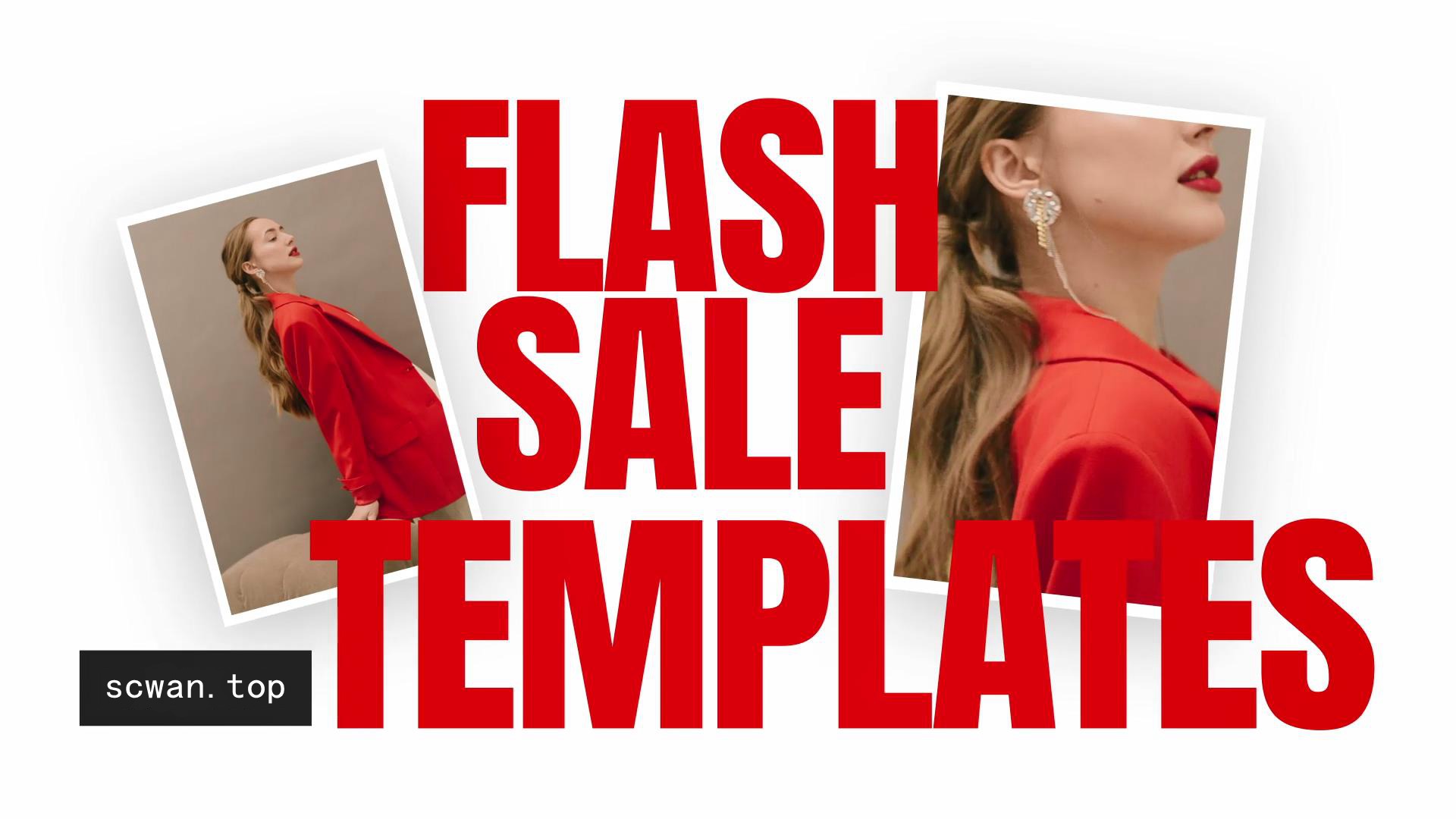 PR模板：6个服装品牌折扣促销活动文字标题排版宣传片头 Flash Sale Animated Templates For After Effects 影视音频 第1张