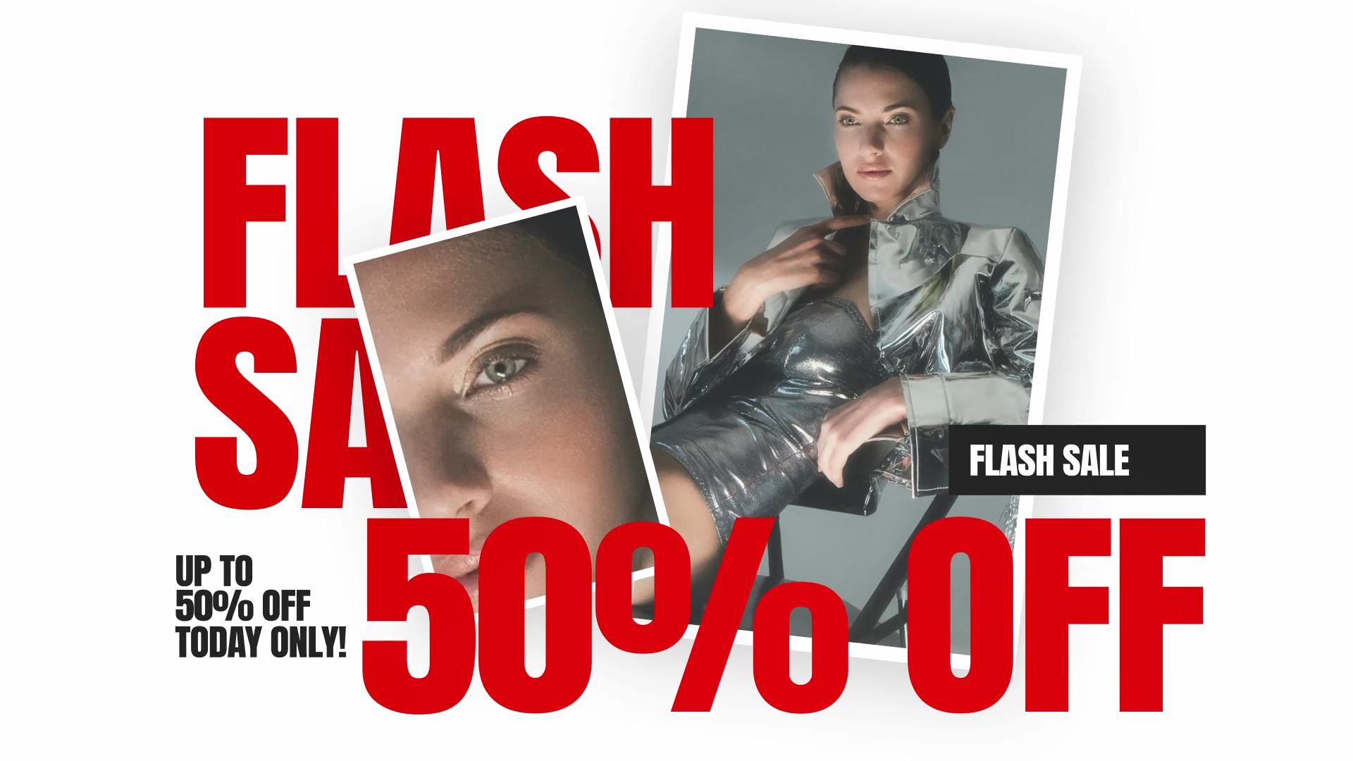 PR模板：6个服装品牌折扣促销活动文字标题排版宣传片头 Flash Sale Animated Templates For After Effects 影视音频 第6张