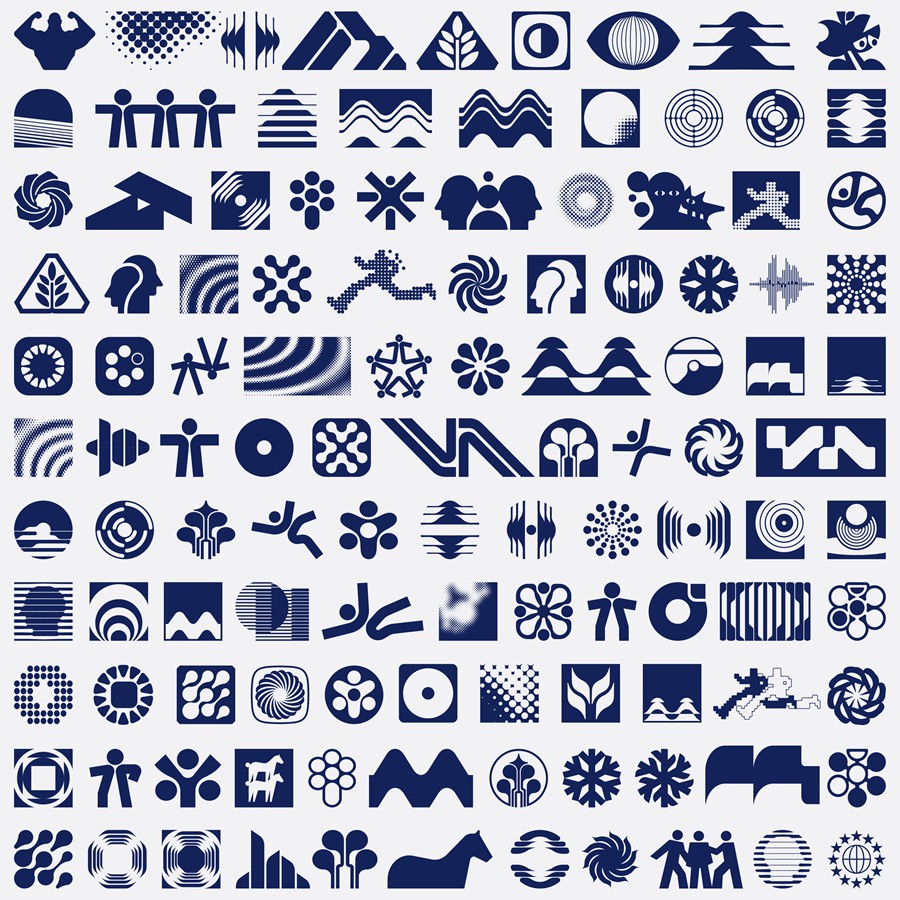 108款现代极简创意工作室企业logo徽标图形icon图标SVG矢量设计套装Studio Icons Set , 第2张