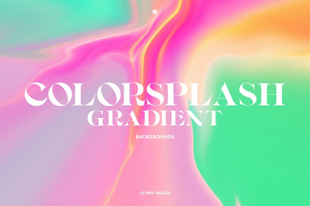 10款活力彩色渐变弥散光抽象艺术背景壁纸图片Colorsplash Gradient Backgrounds , 第1张