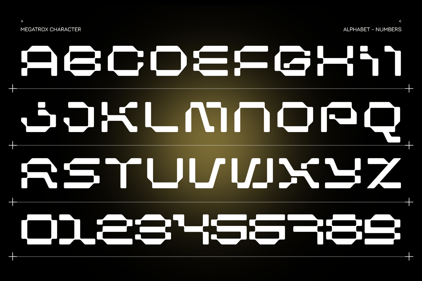 未来科幻机甲品牌电影海报徽标设计无衬线英文字体安装包 Megatrox – Mecha Font , 第11张