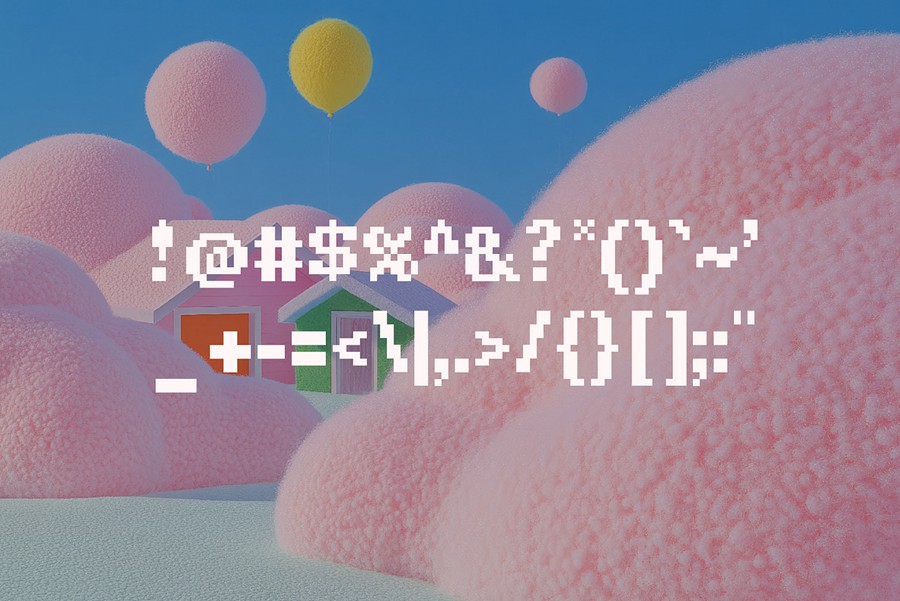 复古可爱像素风电子游戏设计装饰英文字体安装包 Pixel Purl – Lovely 8Bit Pixel Font , 第5张