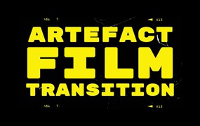 AE模板：20个电影胶片伪影特效转场AE模板 Film Artefact Transitions