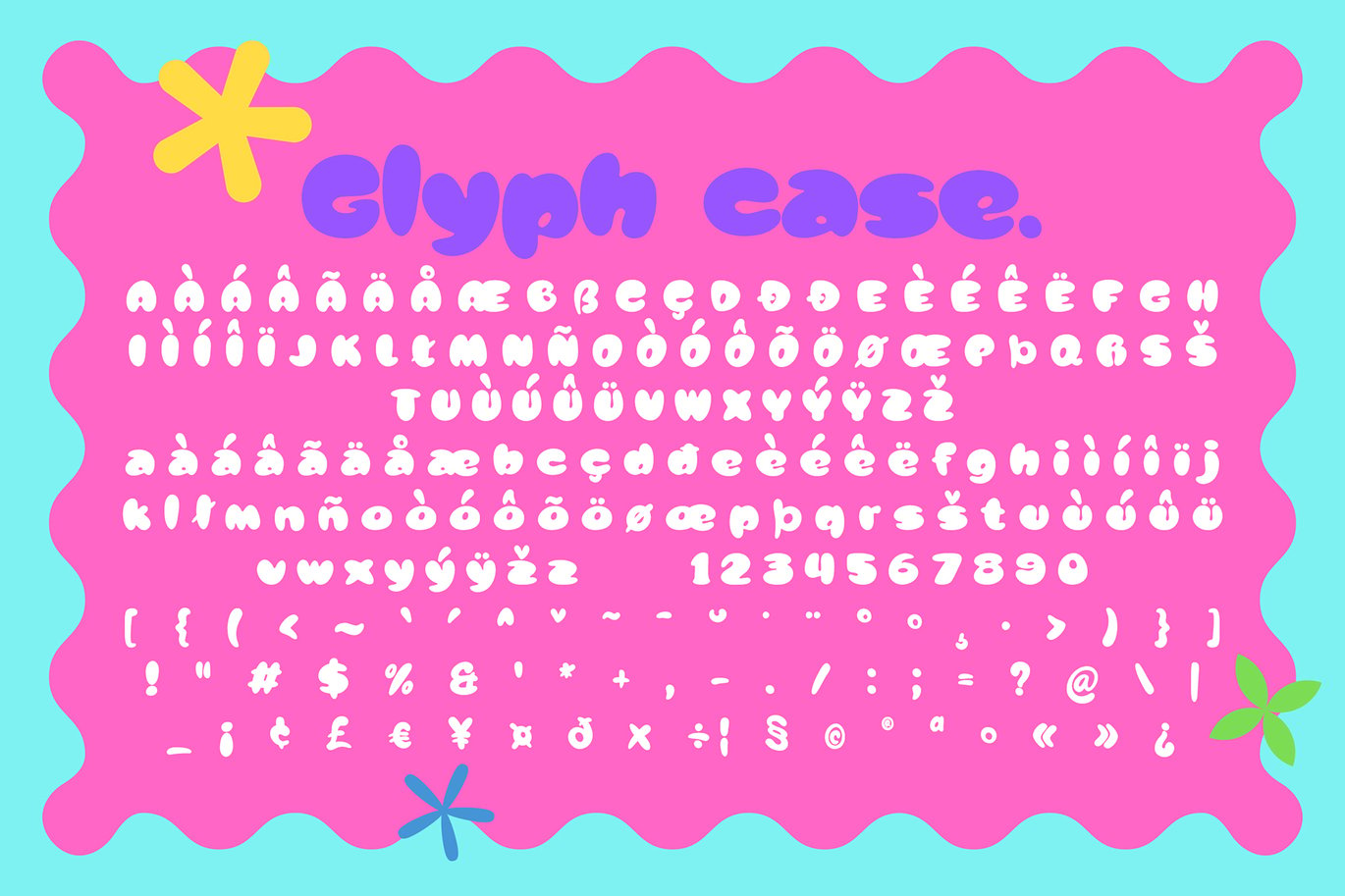 趣味俏皮圆乎乎气泡品牌海报邀请函设计无衬线英文字体 Kylope – Bubble Font , 第12张