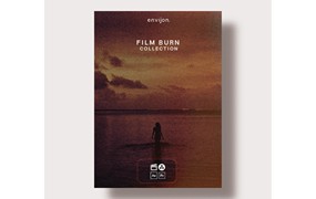 envijon 20款真实复古8MM胶片扫描烧伤纹理视频剪辑特效过渡素材 Film Burn Collection 4K wide 16:9