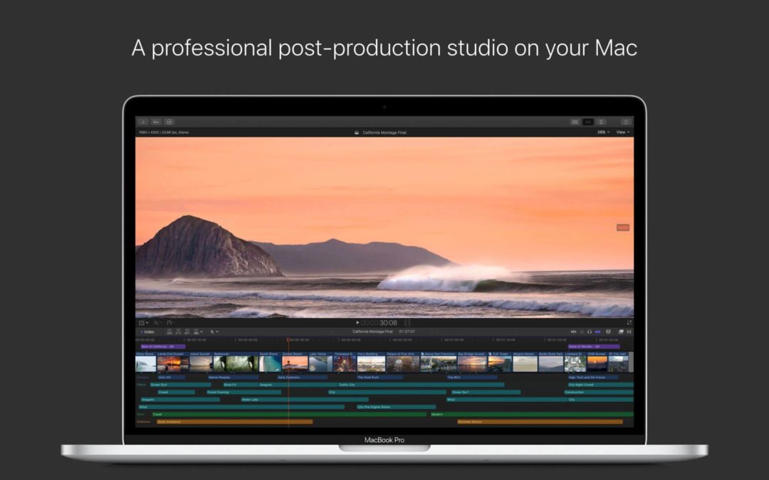 苹果Apple出品视频编辑管理软件 Final Cut Pro 11.0.1 MacOS , 第2张