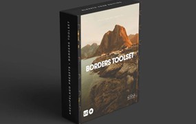 23个经典情绪风格干净邋遢电影边框LR调色预设 Archipelago - Borders Toolset