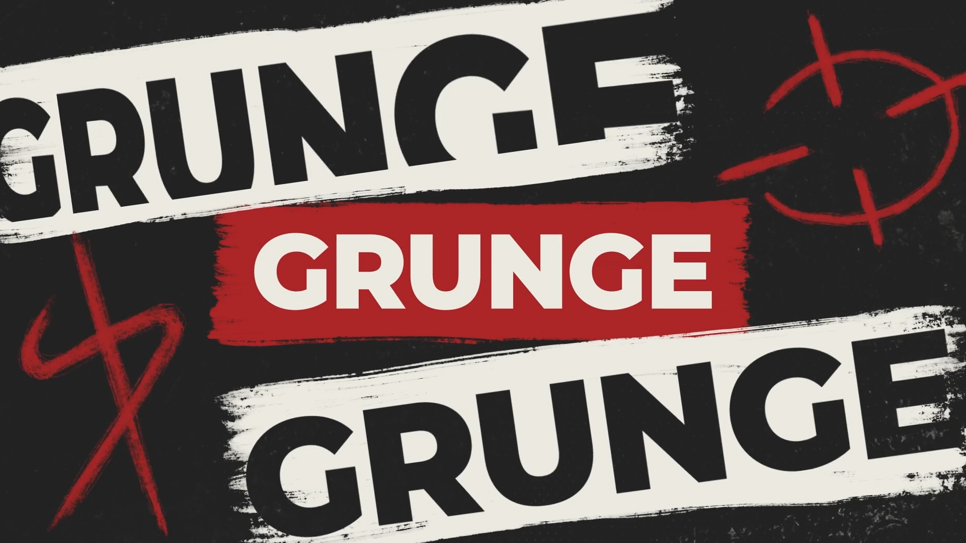 时尚前卫垃圾标记介绍标志排版动画AE模板 Grunge Marker Intro Logo , 第4张