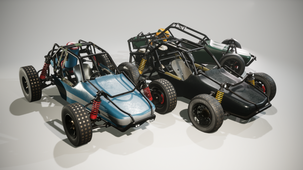 越野车卡丁车3D模型UE格式设计素材Buggy Vehicles Pack , 第4张