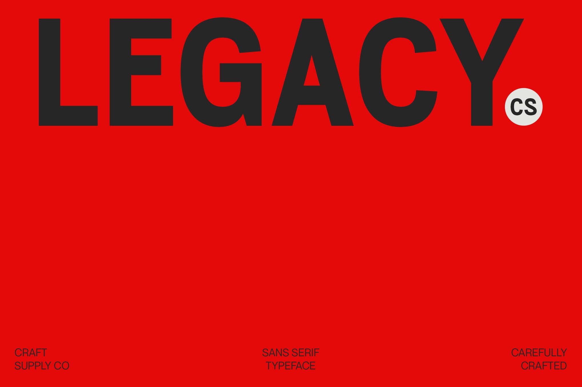 现代时尚品牌网站徽标设计无衬线英文字体安装包 Legacy – Bold Font , 第1张