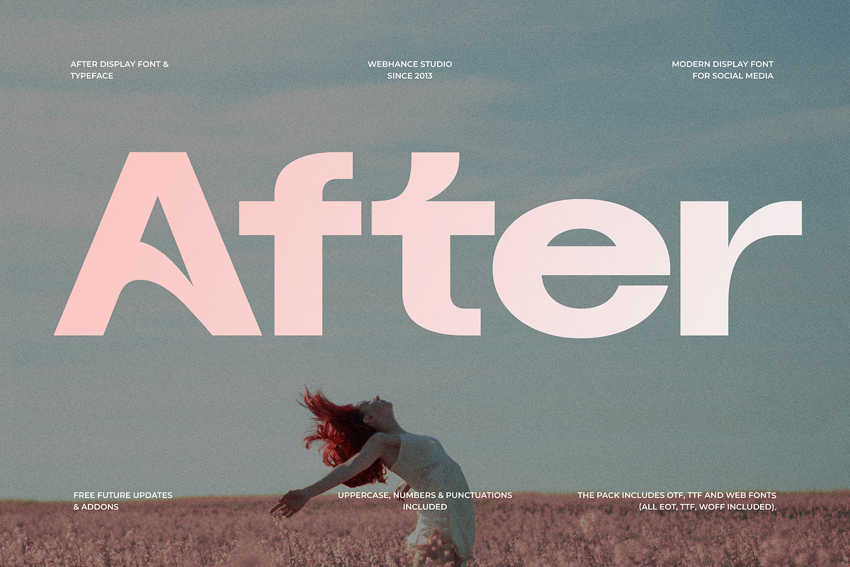 现代美学杂志海报徽标设计无衬线英文字体安装包 After – Modern Display Sans-Serif Font family , 第1张