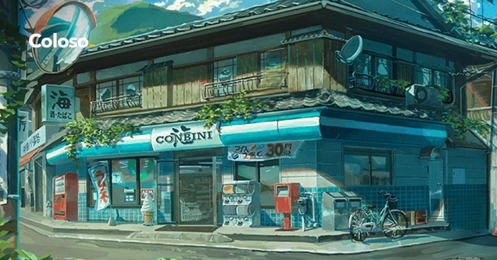 PS Photoshop日系动漫背景场景绘画视频教程 中英文字幕 Coloso – Anime-Style Background Design , 第1张