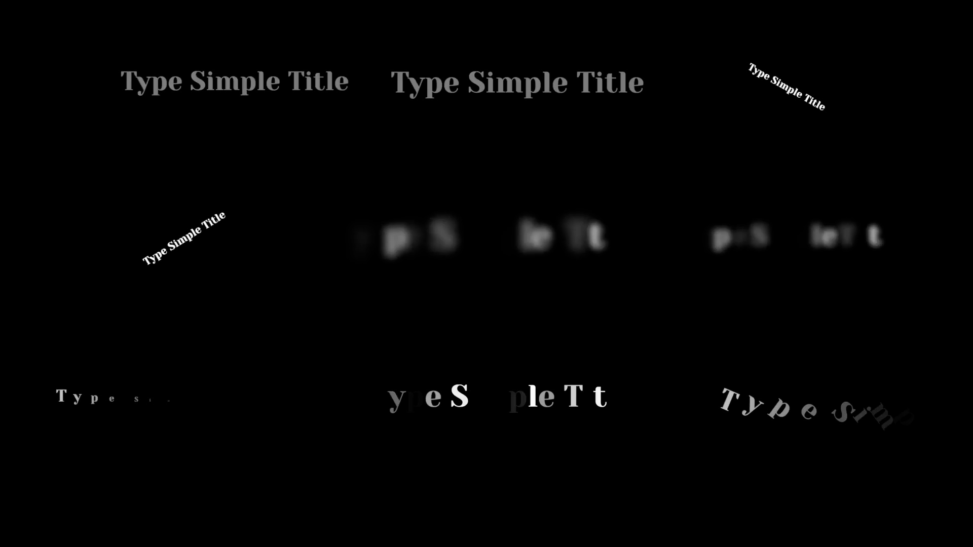 FCPX插件：80多个简约经典电影标题动画FCPX插件 Simple Titles , 第7张