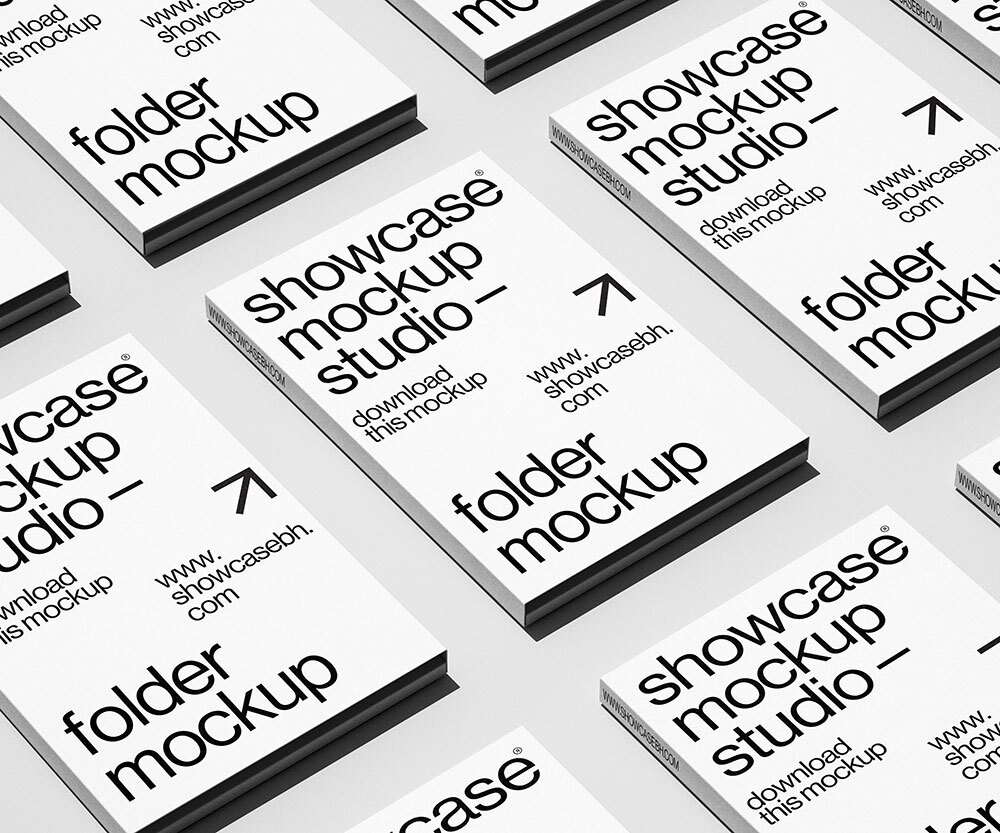 FF_Brandkit Bundle by Showcase Mockup 9款高级国外名片文件夹信封信纸活页夹品牌书胶带画册品牌vi设计ps贴图样机模板 , 第8张