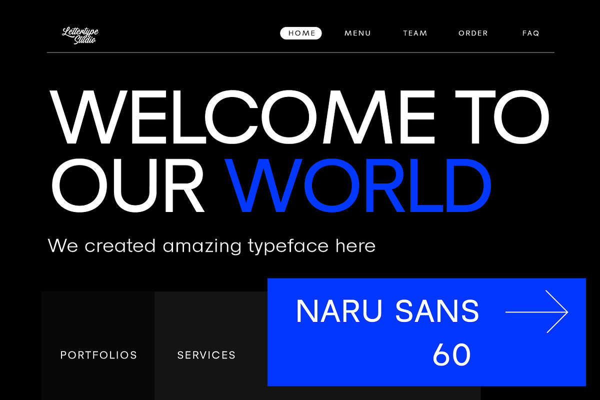 现代时尚品牌网络排版包装设计无衬线英文字体安装包 Naru Sans a Geometric Sans Family , 第14张