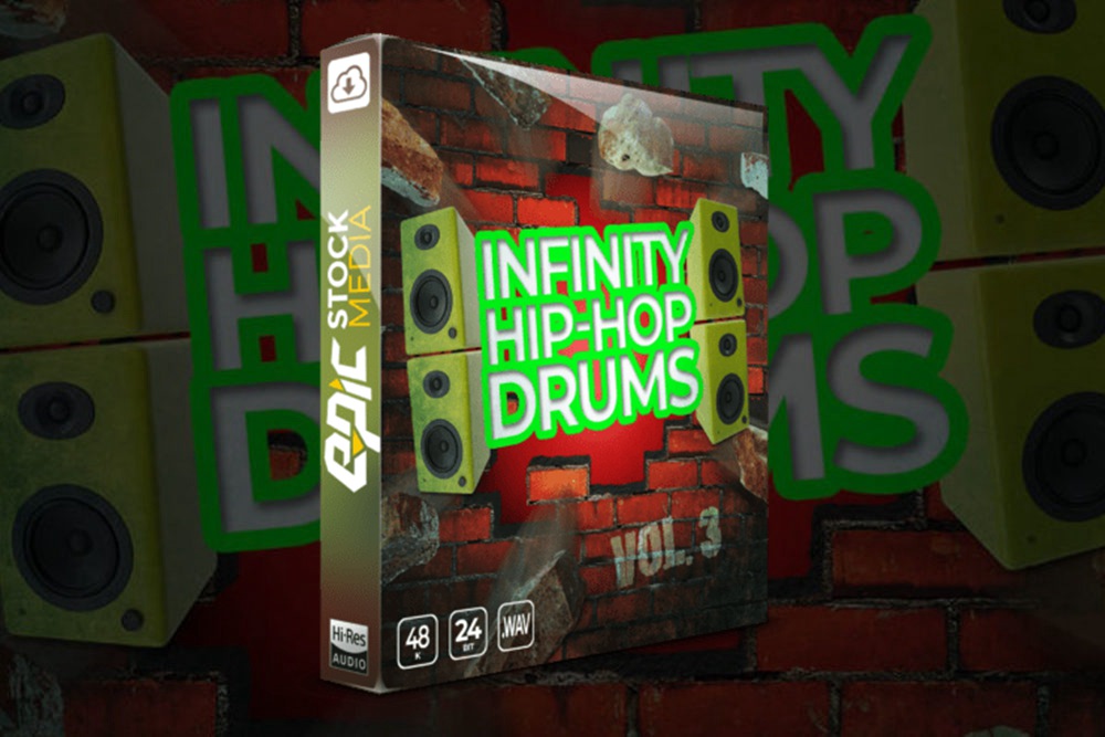 72款暗黑重低音架子鼓打击乐酒吧歌厅音效素材包Epic Stock Media Infinity Hip Hop Drums Vol 3 , 第1张